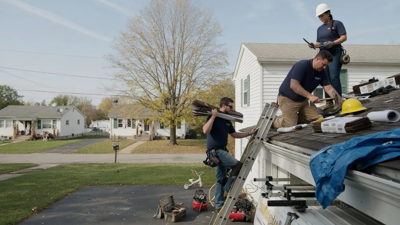 Local Roofing Contractors in Cadillac, MI near me
